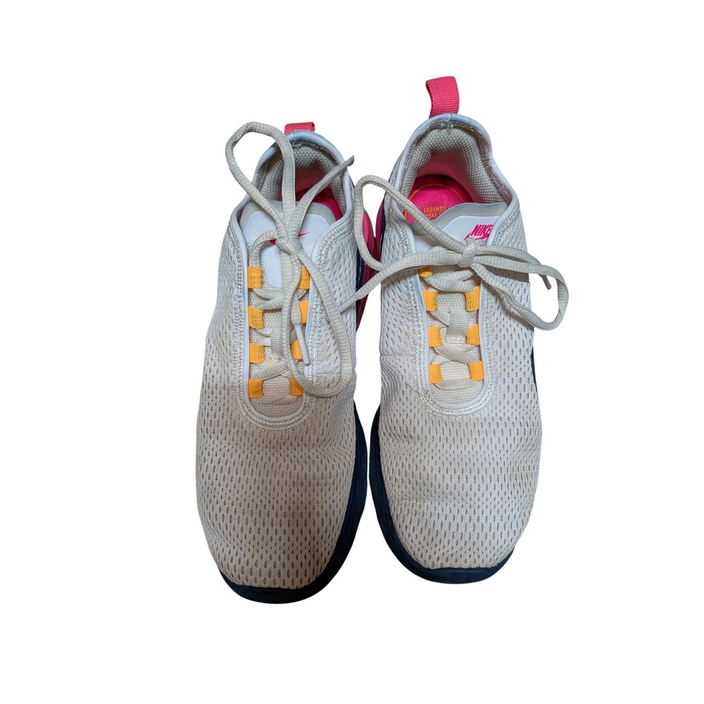 Nike Air Max Motion 2 Womens Sneakers Cream Pink Navy Blue AO0352-106